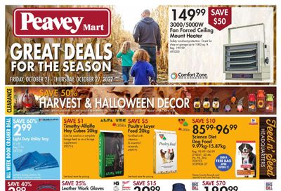 Peavey Mart Flyer October 21 to 27