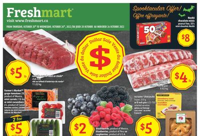 Freshmart (ON) Flyer October 20 to 26