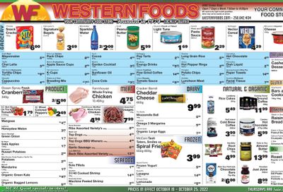 Western Foods Flyer October 19 to 25