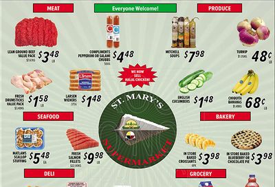 St. Mary's Supermarket Flyer October 19 to 25