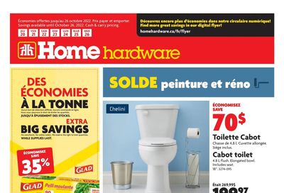 Home Hardware (QC) Flyer October 20 to 26