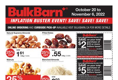 Bulk Barn Flyer October 20 to November 6