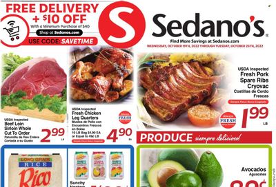 Sedano's (FL) Weekly Ad Flyer Specials October 19 to October 25, 2022