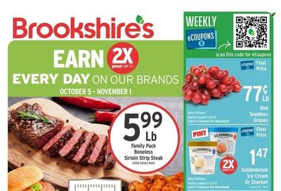 Brookshires (AR, LA, TX) Weekly Ad Flyer Specials October 19 to October 25, 2022