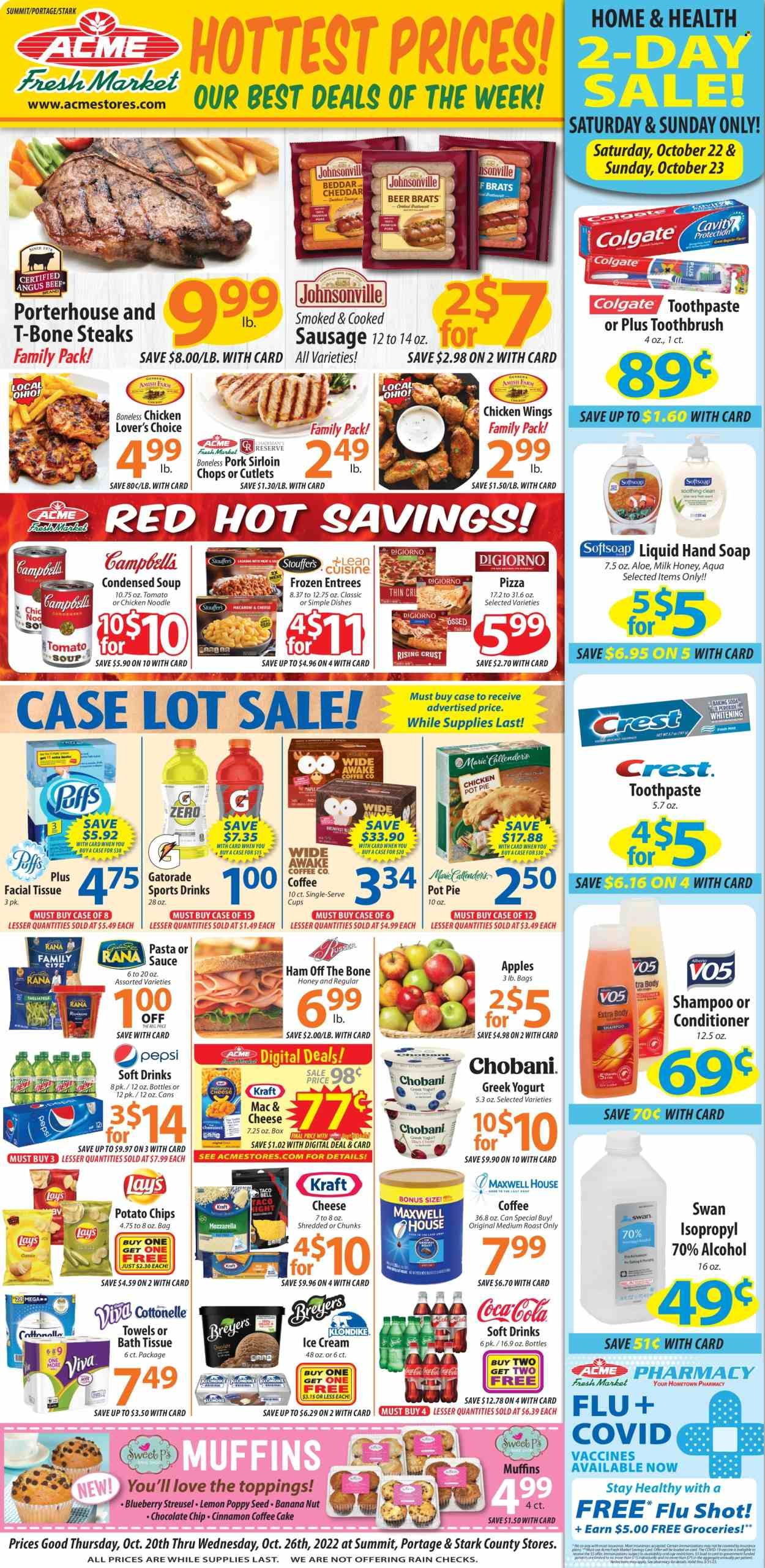 ACME Fresh Market (OH) Weekly Ad Flyer Specials October 20 to October 26, 2022