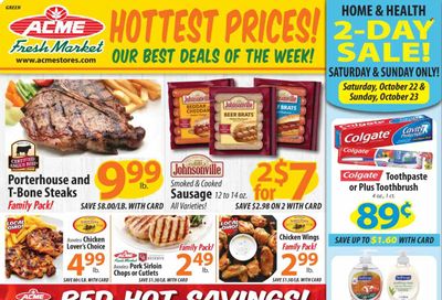 ACME Fresh Market (OH) Weekly Ad Flyer Specials October 20 to October 26, 2022