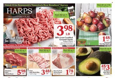 Harps Hometown Fresh (OK) Weekly Ad Flyer Specials October 19 to October 25, 2022