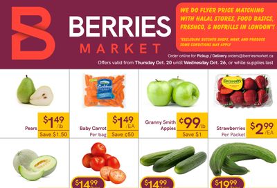 Berries Market Flyer October 20 to 26