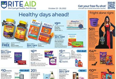 RITE AID Weekly Ad Flyer Specials October 23 to October 29, 2022