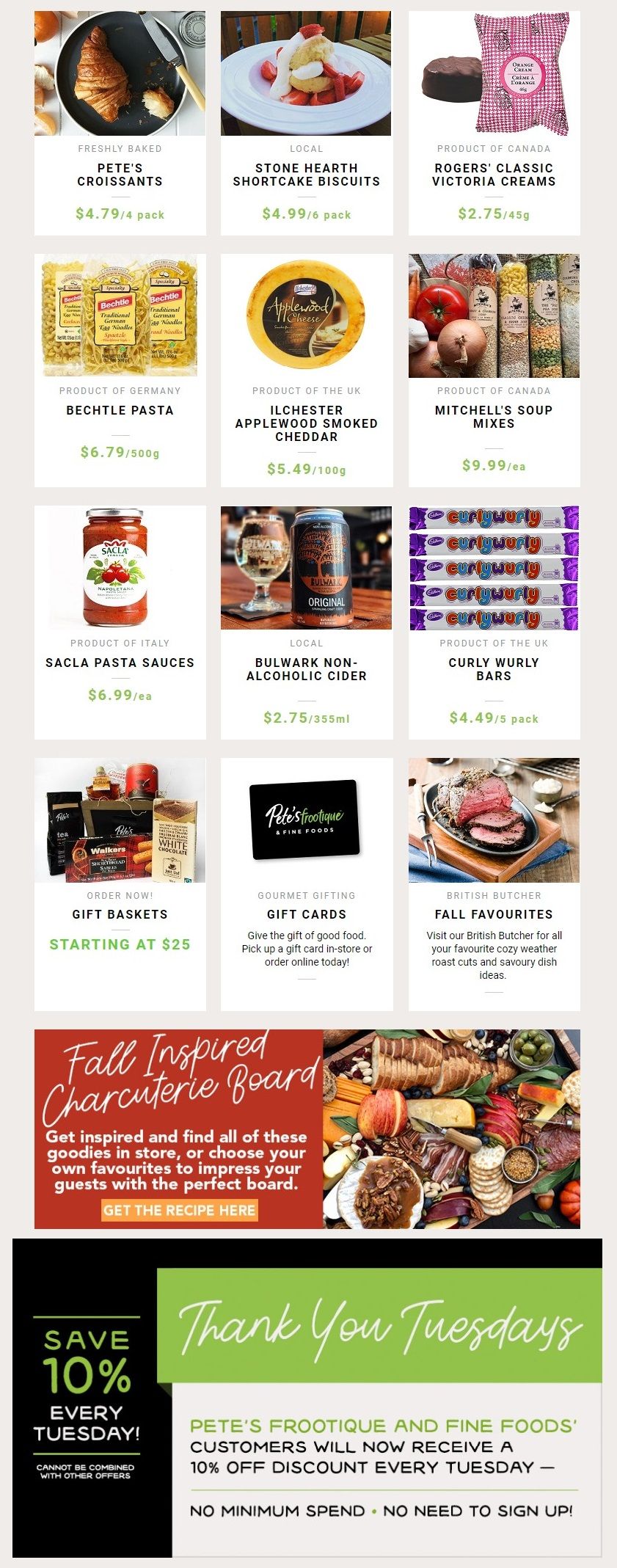Pete's Fine Foods Flyer October 20 to 26