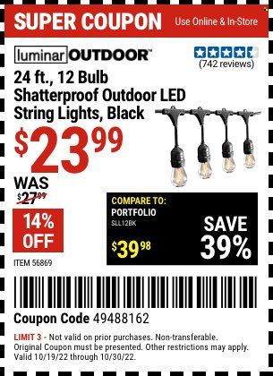 Harbor Freight Weekly Ad Flyer Specials October 19 to October 30, 2022