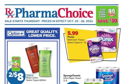 PharmaChoice (BC, AB, SK & MB) Flyer October 20 to 26