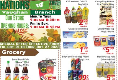 Nations Fresh Foods (Vaughan) Flyer October 21 to 27