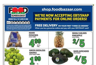 Food Bazaar (CT, NJ, NY) Weekly Ad Flyer Specials October 20 to October 26, 2022