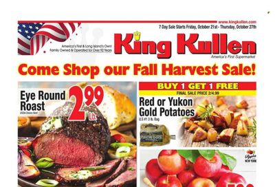 King Kullen (NY) Weekly Ad Flyer Specials October 21 to October 27, 2022