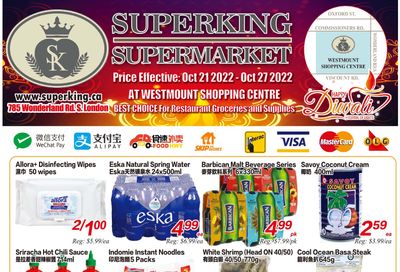 Superking Supermarket (London) Flyer October 21 to 27