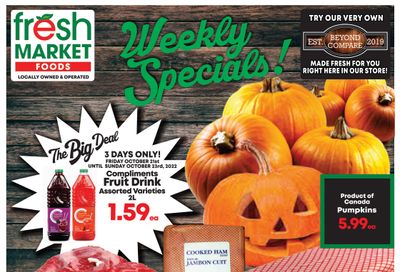 Fresh Market Foods Flyer October 21 to 27