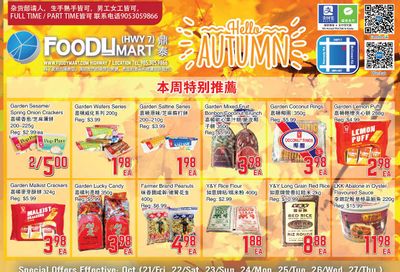 FoodyMart (HWY7) Flyer October 21 to 27