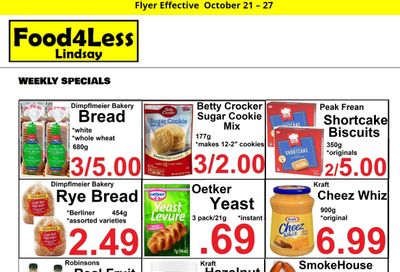 Food 4 Less (Lindsay) Flyer October 21 to 27