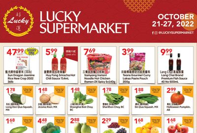 Lucky Supermarket (Calgary) Flyer October 21 to 27