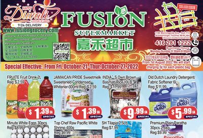 Fusion Supermarket Flyer October 21 to 27