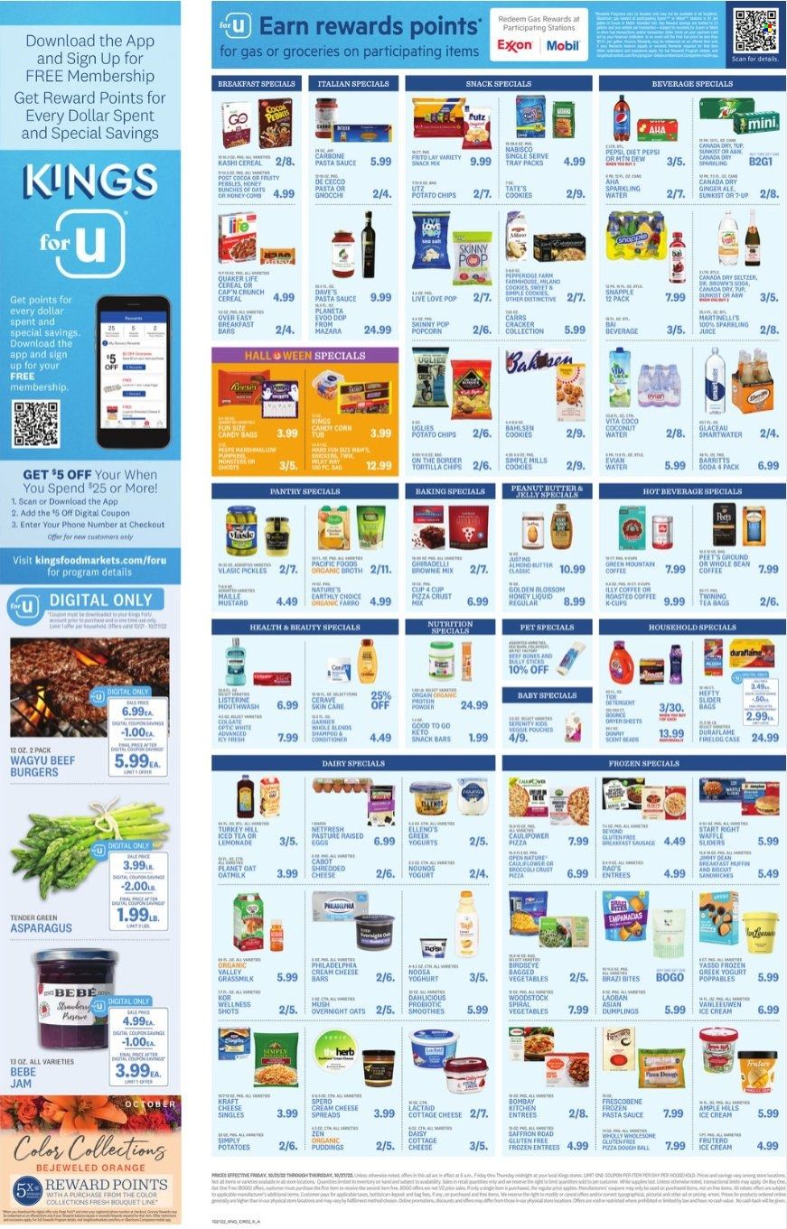 Kings Food Markets (CT, NJ, NY) Weekly Ad Flyer Specials October 21 to October 27, 2022