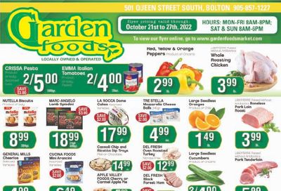 Garden Foods Flyer October 21 to 27