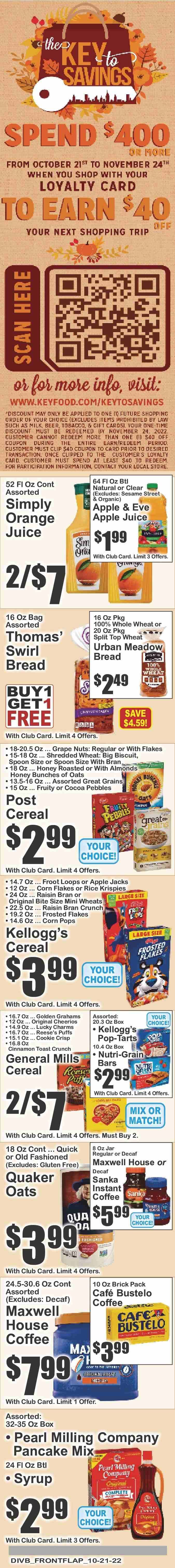 Food Universe (NY) Weekly Ad Flyer Specials October 21 to October 27, 2022