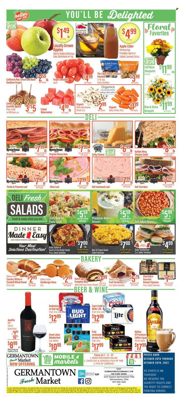 Germantown Fresh Market (OH) Weekly Ad Flyer Specials October 20 to October 26, 2022