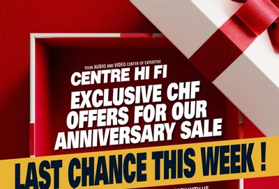 Centre Hi-Fi Flyer October 21 to 27