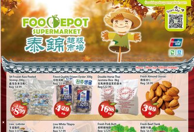 Food Depot Supermarket Flyer October 21 to 27