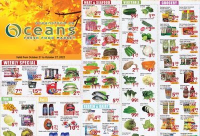 Oceans Fresh Food Market (Mississauga) Flyer October 21 to 27