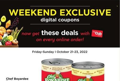 Cub Foods (MN) Weekly Ad Flyer Specials October 21 to October 23, 2022