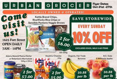 Urban Grocer Flyer October 21 to 27