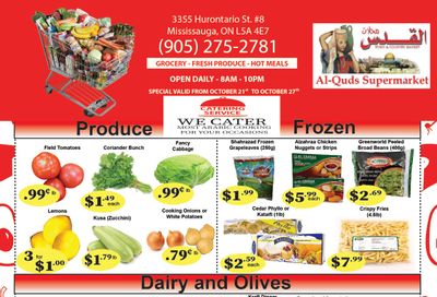 Al-Quds Supermarket Flyer October 21 to 27