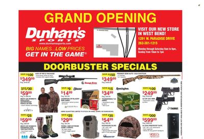 Dunham's Sports (WI) Weekly Ad Flyer Specials October 22 to October 27, 2022