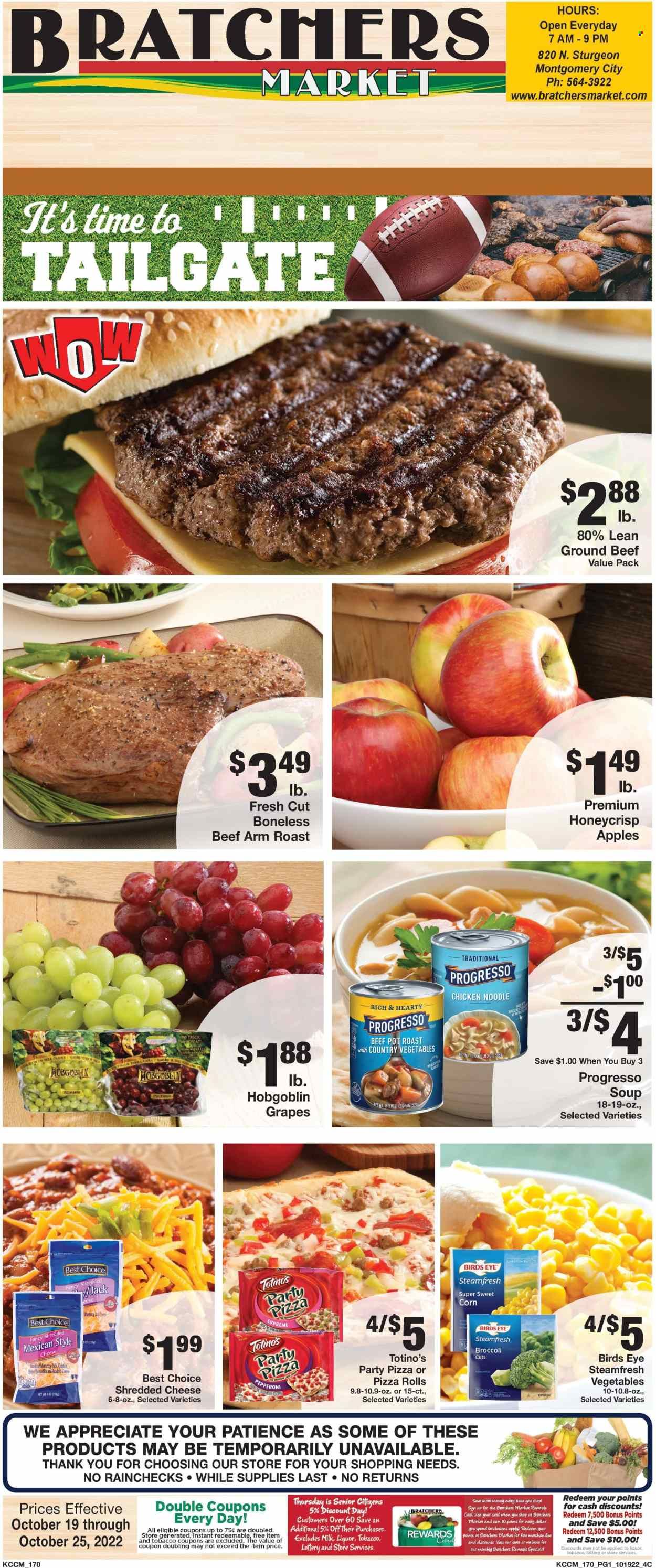 Bratchers Market (MO) Weekly Ad Flyer Specials October 19 to October 25, 2022