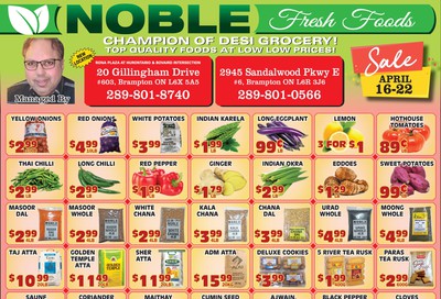 Noble Fresh Foods Flyer April 16 to 22