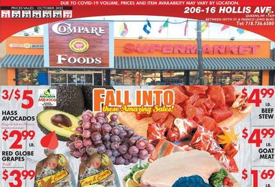 Compare Foods (NY) Weekly Ad Flyer Specials October 21 to October 27, 2022