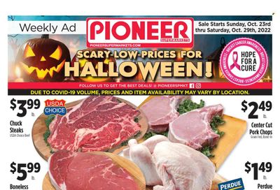 Pioneer Supermarkets (NJ, NY) Weekly Ad Flyer Specials October 23 to October 29, 2022