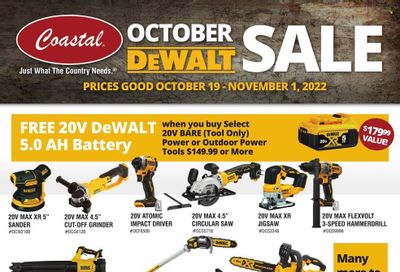Coastal Farm & Ranch Weekly Ad Flyer Specials October 19 to November 1, 2022