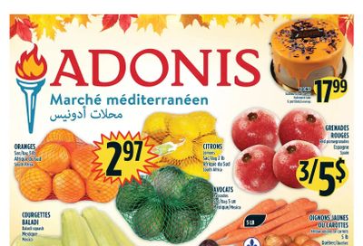 Marche Adonis (QC) Flyer October 27 to November 2