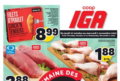 Coop IGA Flyer October 27 to November 2