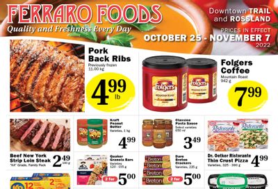 Ferraro Foods Flyer October 25 to November 7