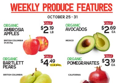 Pomme Natural Market Flyer October 25 to 31