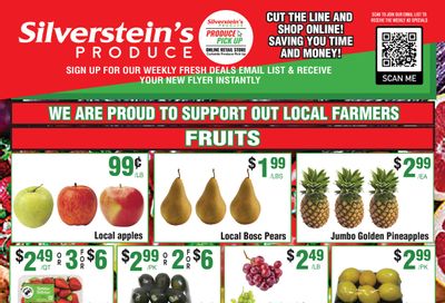 Silverstein's Produce Flyer October 25 to 29