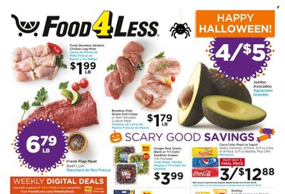 Food 4 Less (CA) Weekly Ad Flyer Specials October 26 to November 1, 2022