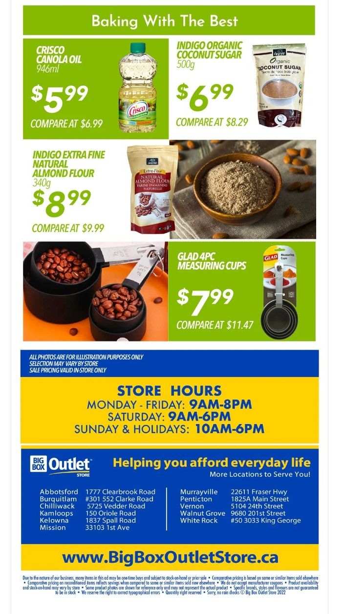 Big Box Outlet Store Flyer October 26 to November 1