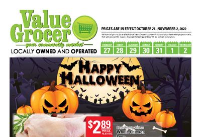 Value Grocer Flyer October 27 to November 2