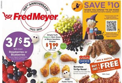 Fred Meyer Weekly Ad Flyer Specials October 26 to November 1, 2022